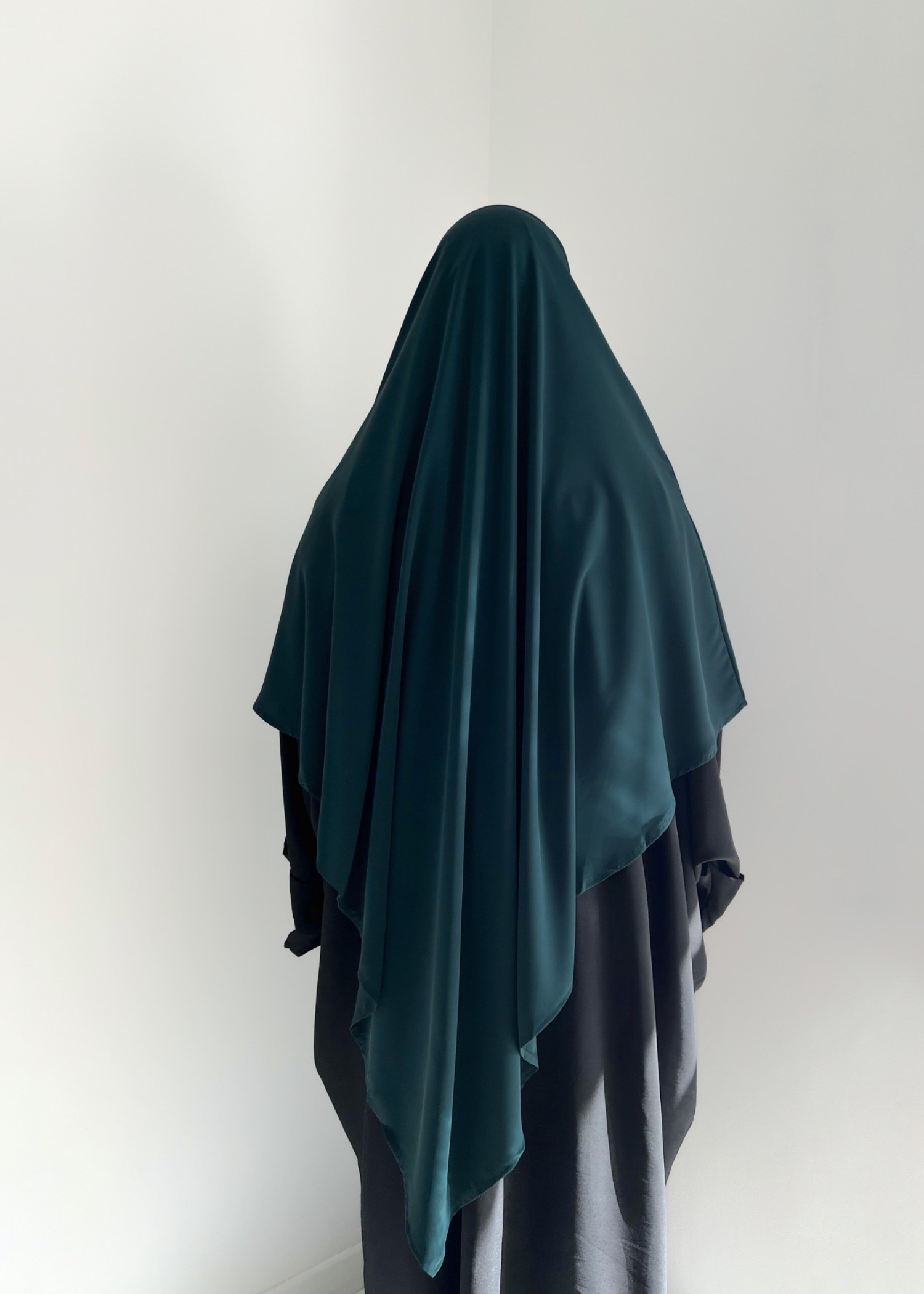 Khimar mi-long soie de médine