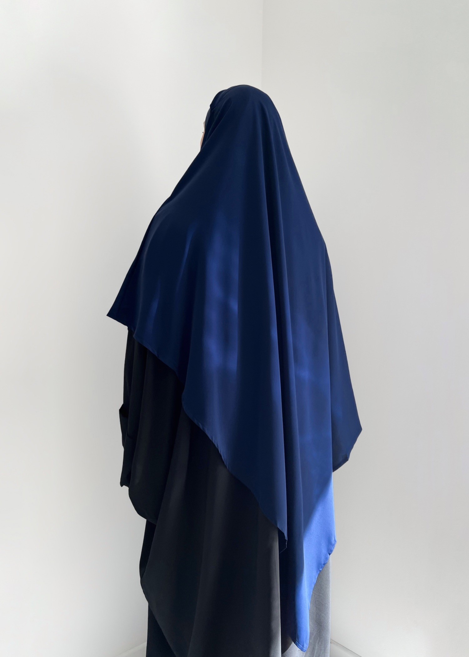 Khimar mi-long soie de médine