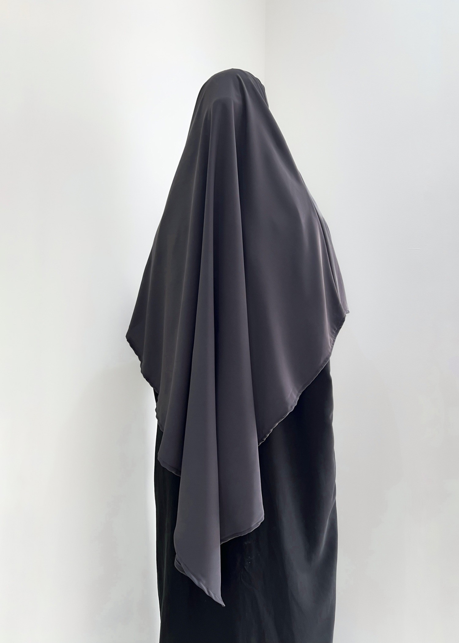 Khimar mi-long soie de médine