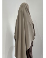 Khimar mi-long soie de médine