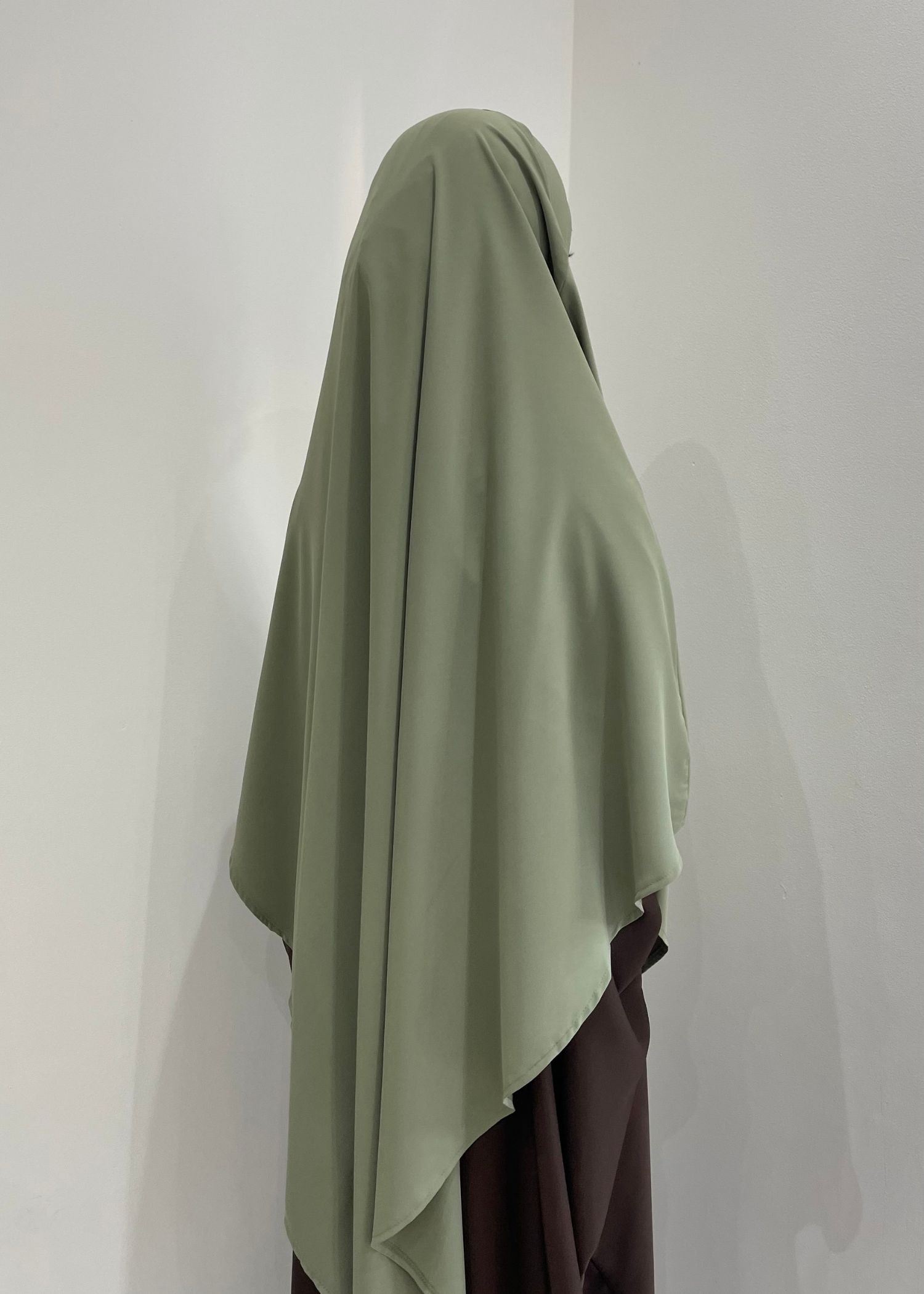 Khimar mi-long soie de médine