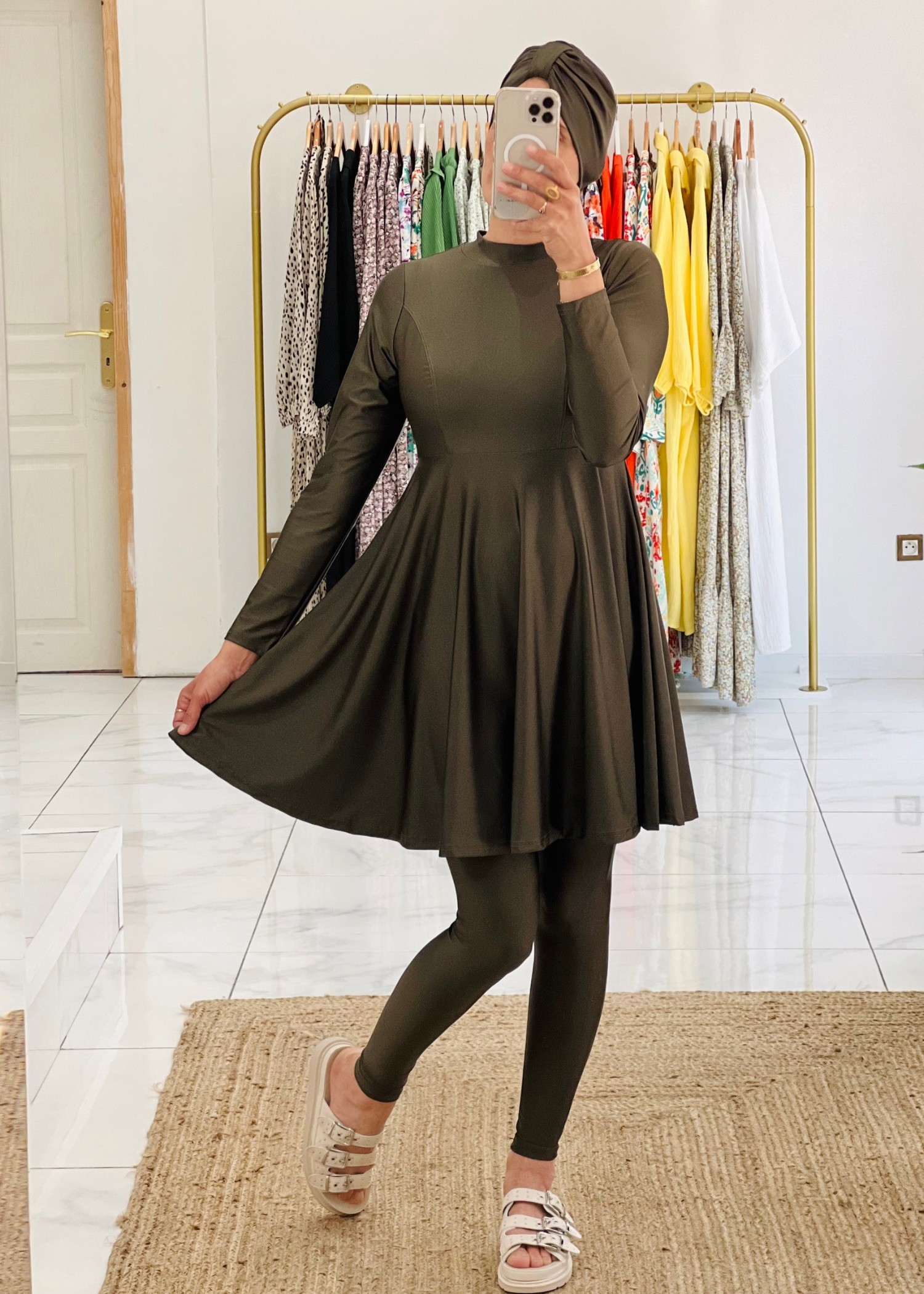 Burkini Nëya kaki Burkini Nëya kaki