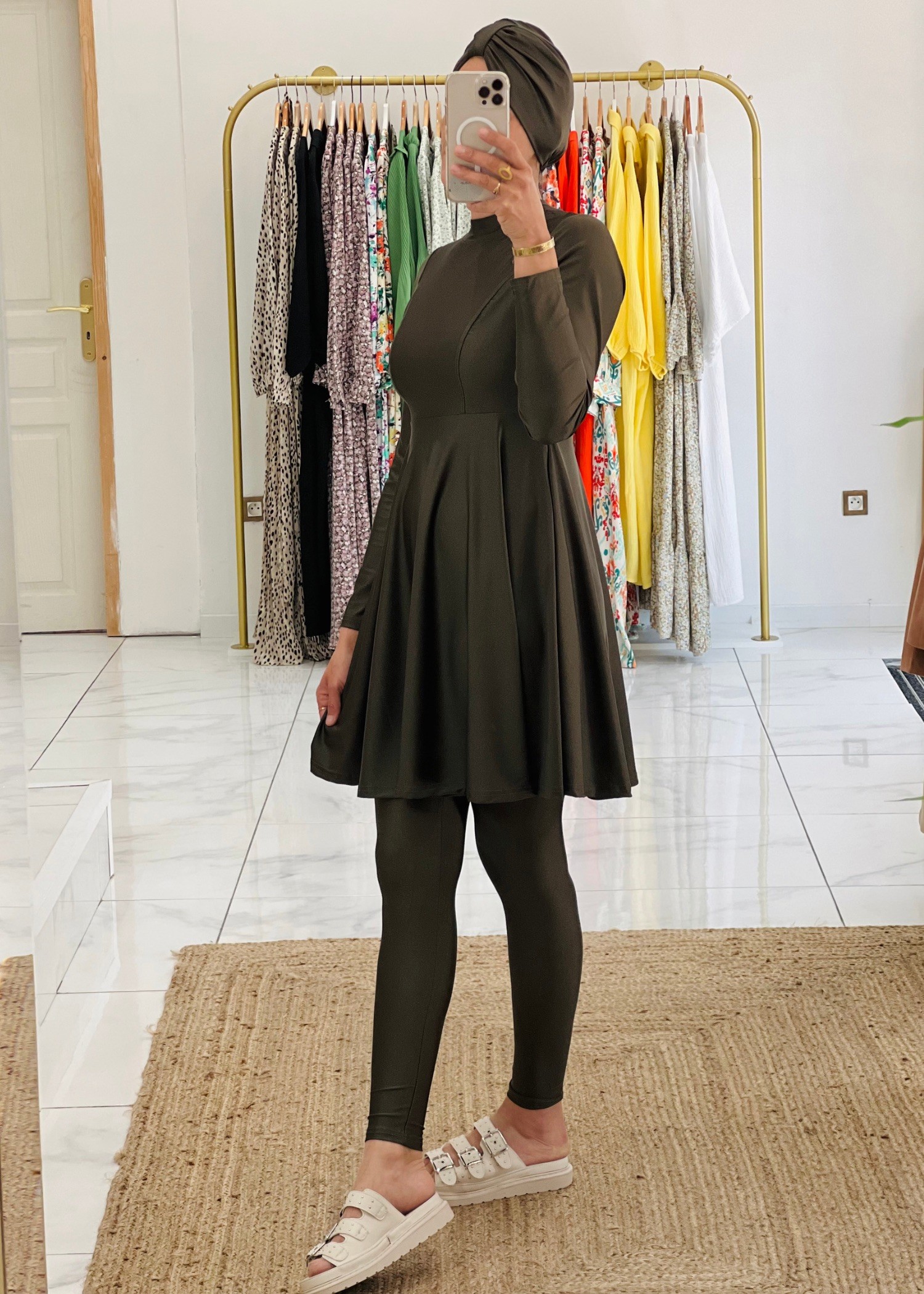 Burkini Nëya kaki Burkini Nëya kaki