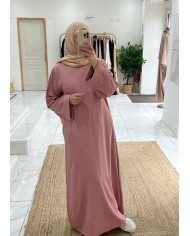 Abaya basic prune Tall