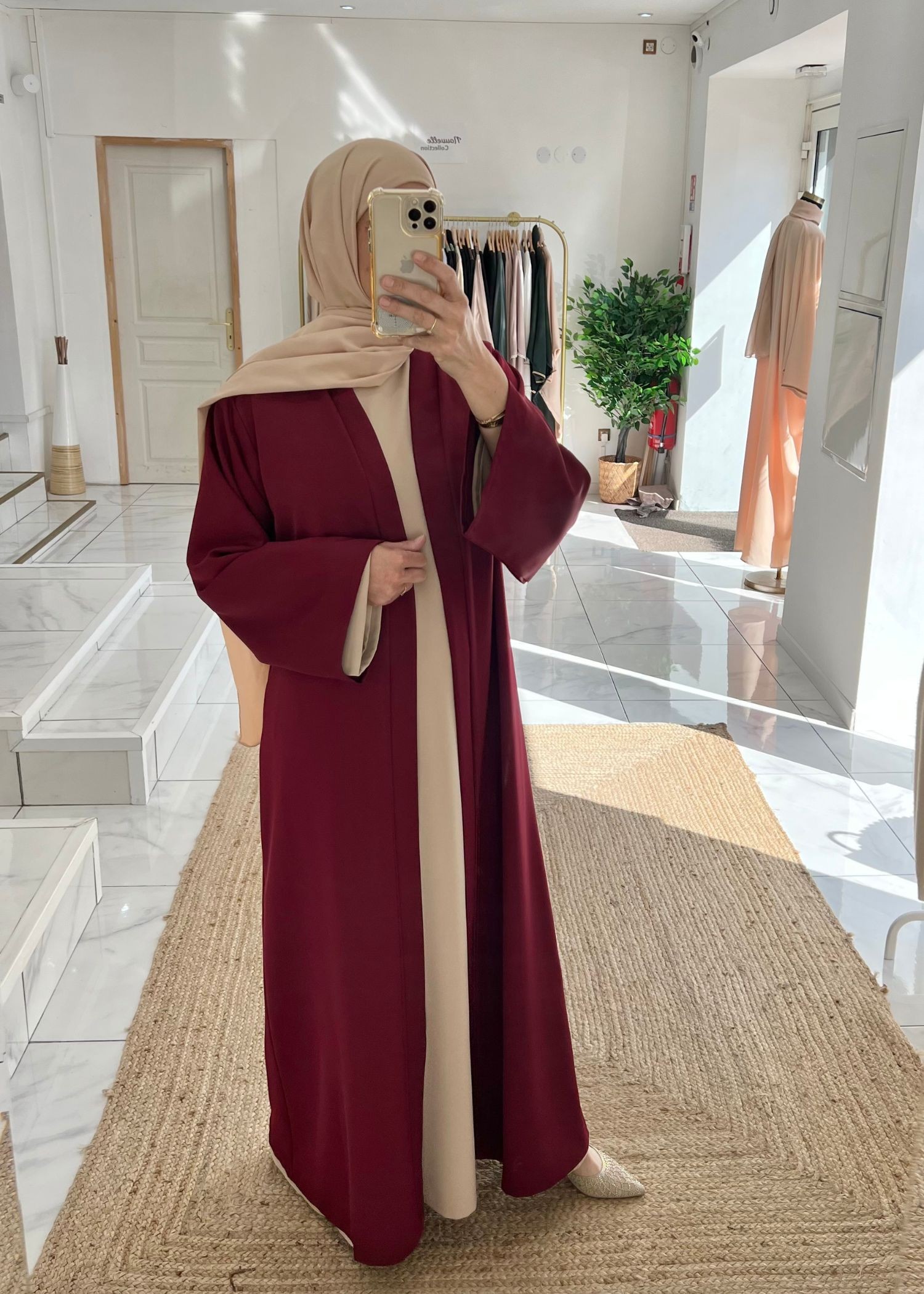 Kimono basic bordeaux Kimono basic bordeaux