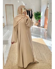 Kimono basic taupe Tall