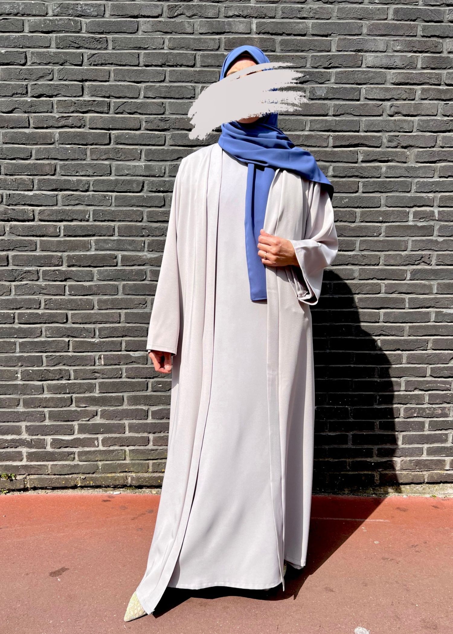 Kimono basic gris clair Tall